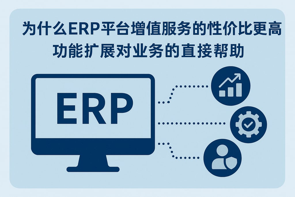  为什么ERP平台增值服务的性价比更高？功能扩展对业务的直接帮助  